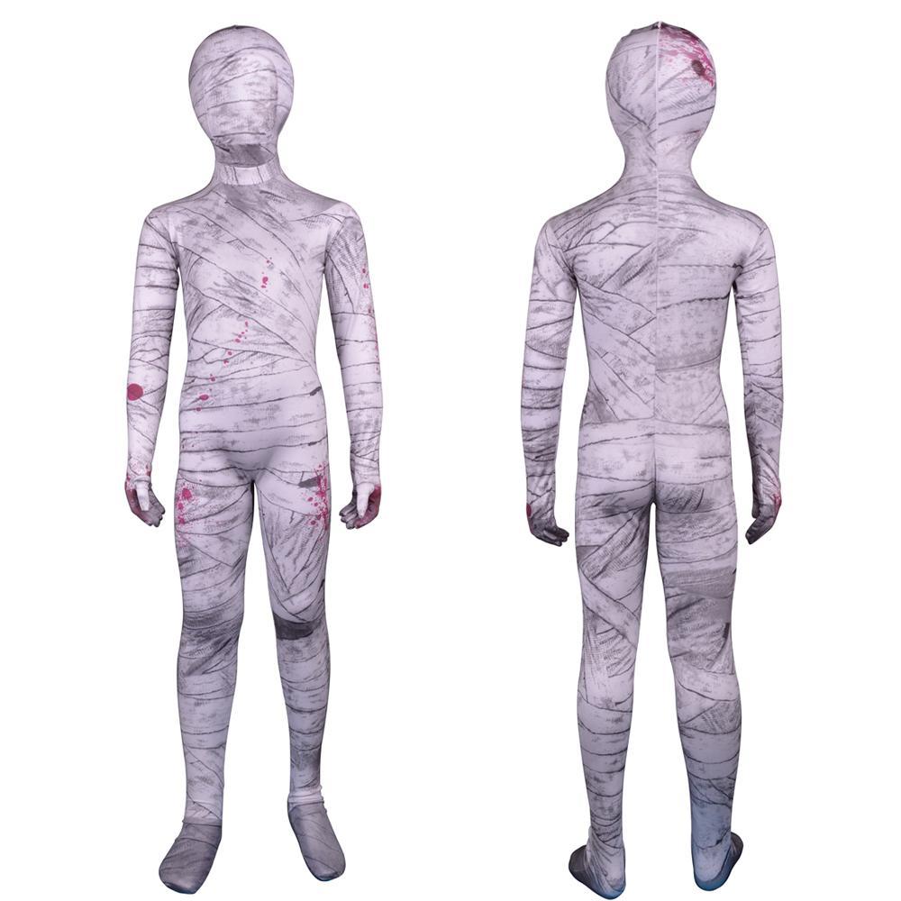 Mummy Cosplay Party Costume Zentai Suit Full Body Lycra Spandex Tight