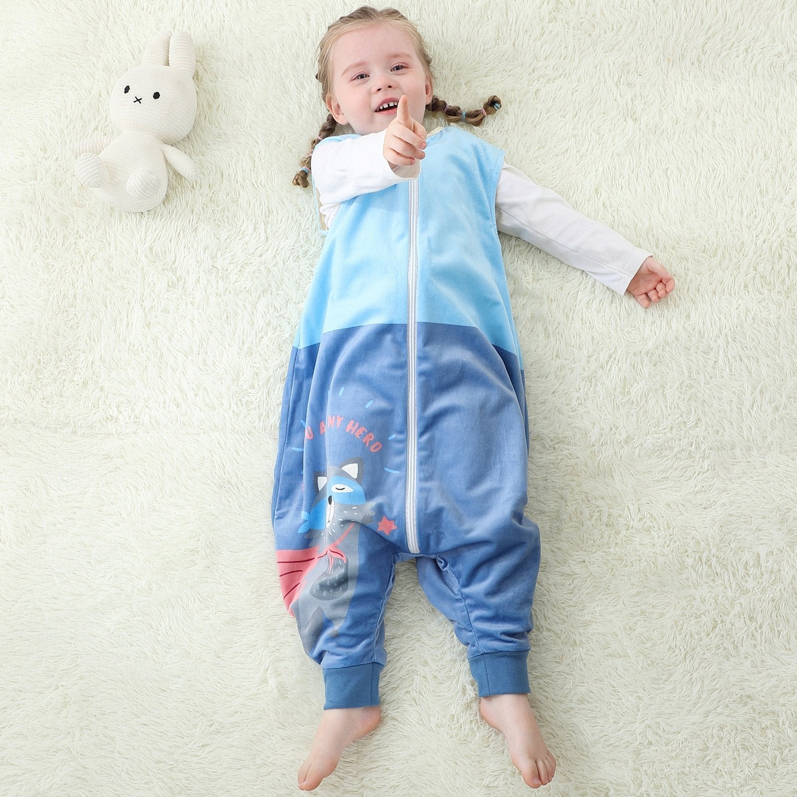 New autumn and winter children's sleeveless jumpsuit