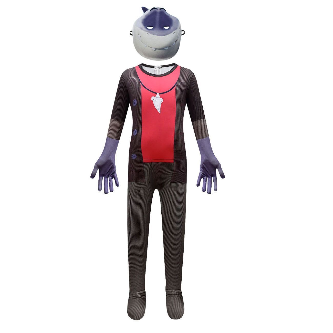 The Bad Guys Piranha Cosplay Costumes Jumpsuit Romper Halloween Outfit Dress For Kids