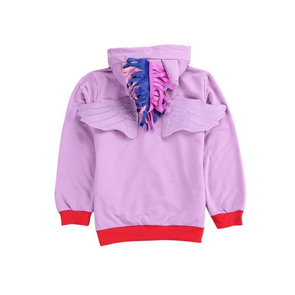 My Little Pony Cartoon Zipper Hoodie Sweatshirt Coat Jacket