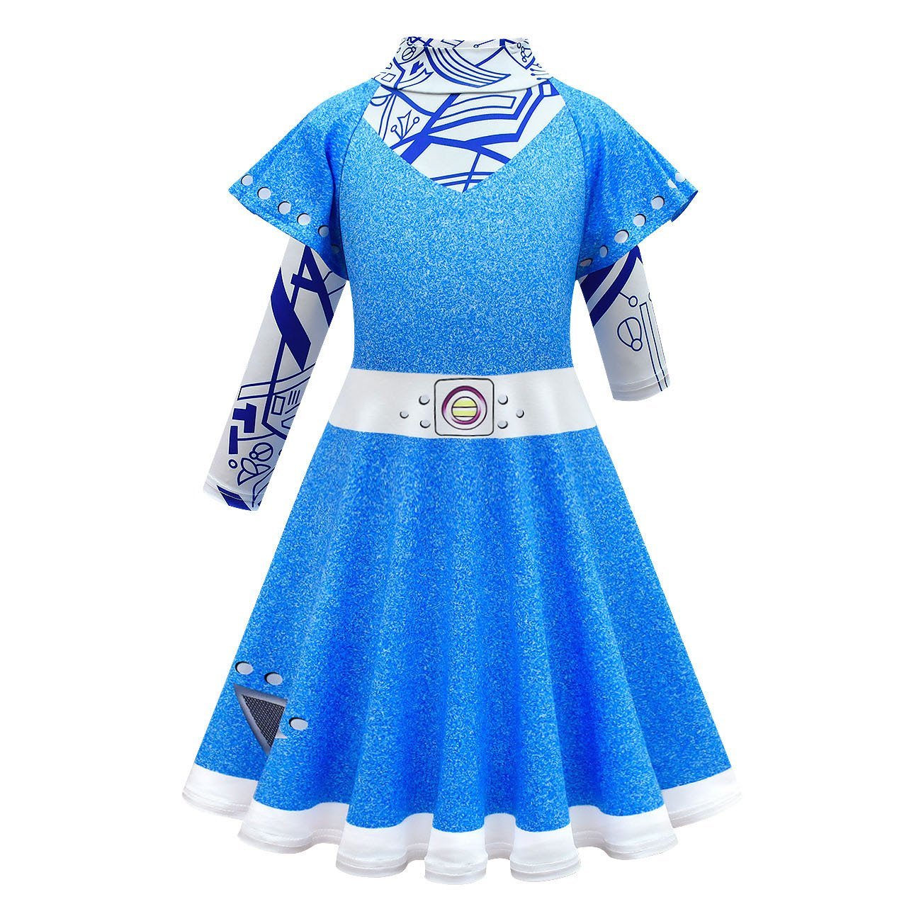 Girls' Zombie High School 3 Cosplay Costumes Halloween Outfit Dress For Kids