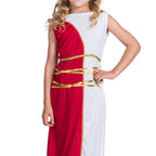 Roman Greek Goddess Costume Cosplay Halloween Party Fancy Dress for Girls
