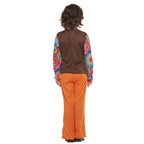 Hippie Boy Costumes Child Clothes Halloween Party Performance Dress Up Outfits for Kids