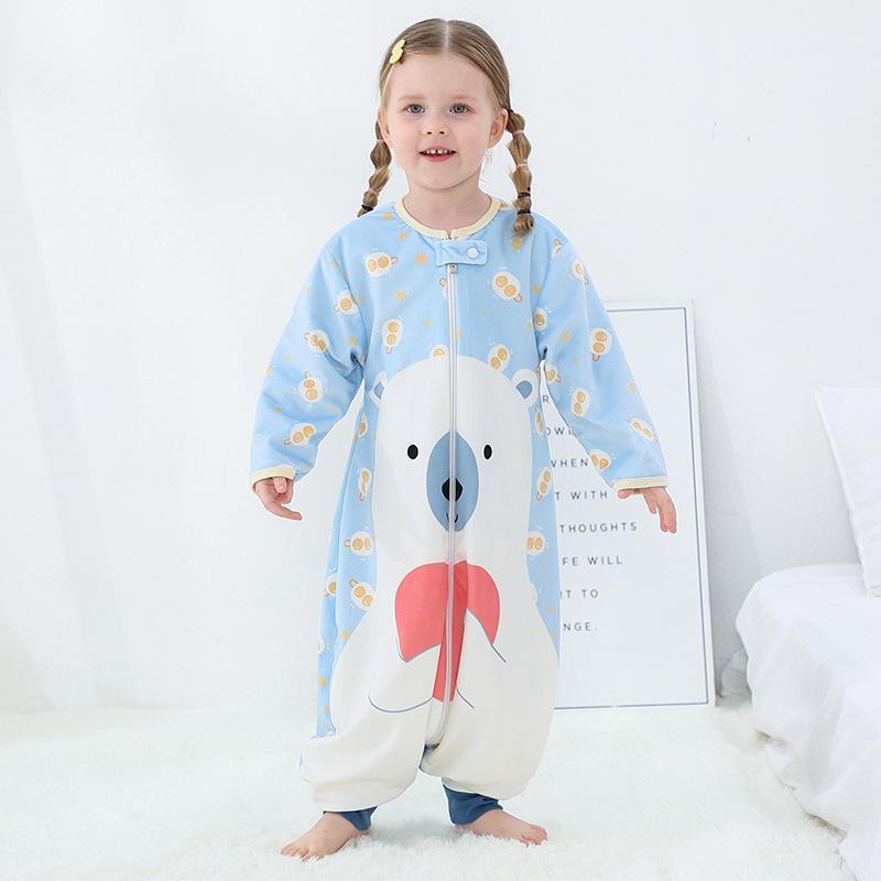 New super soft long-sleeved baby pajamas children's home clothes