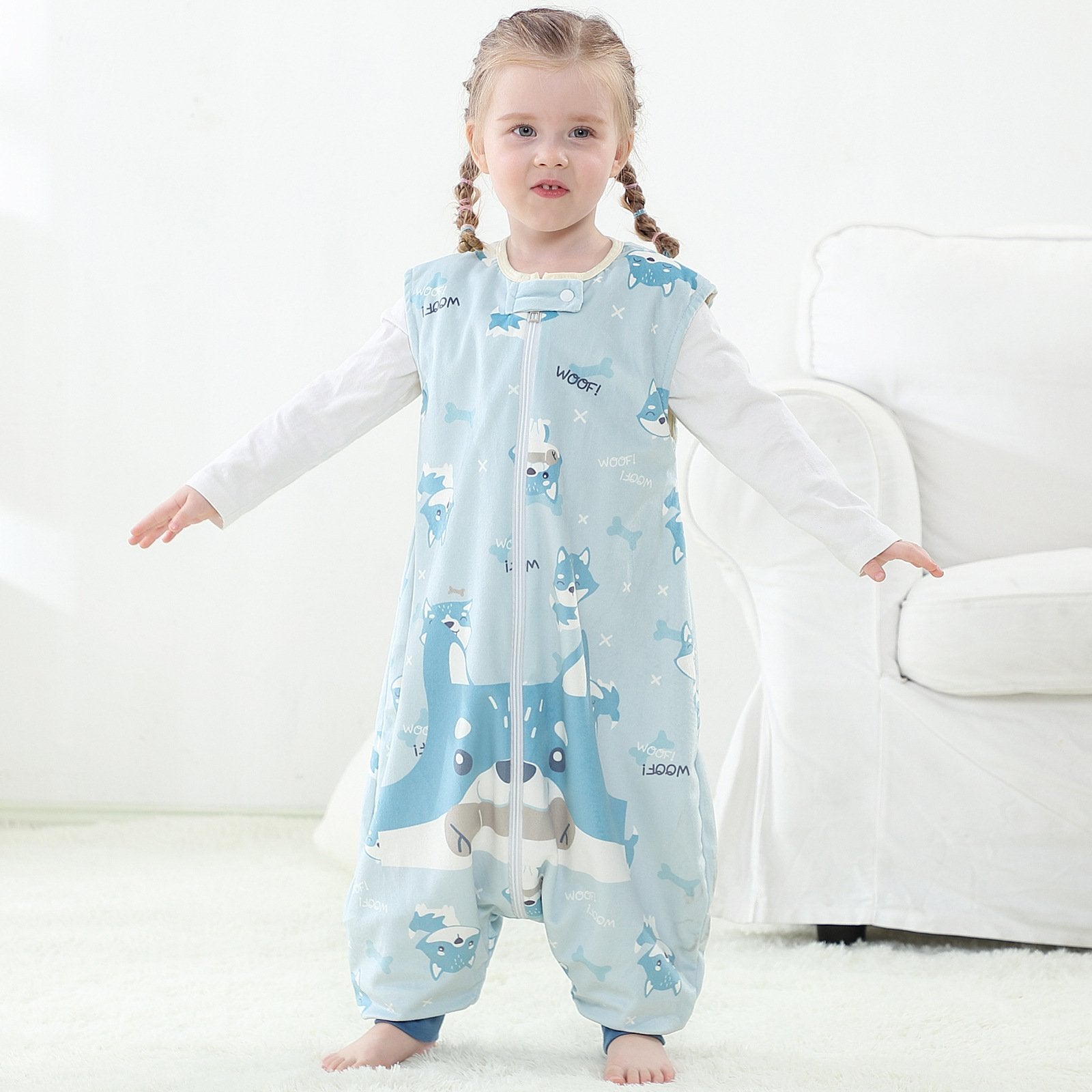 New autumn and winter children's sleeveless jumpsuit