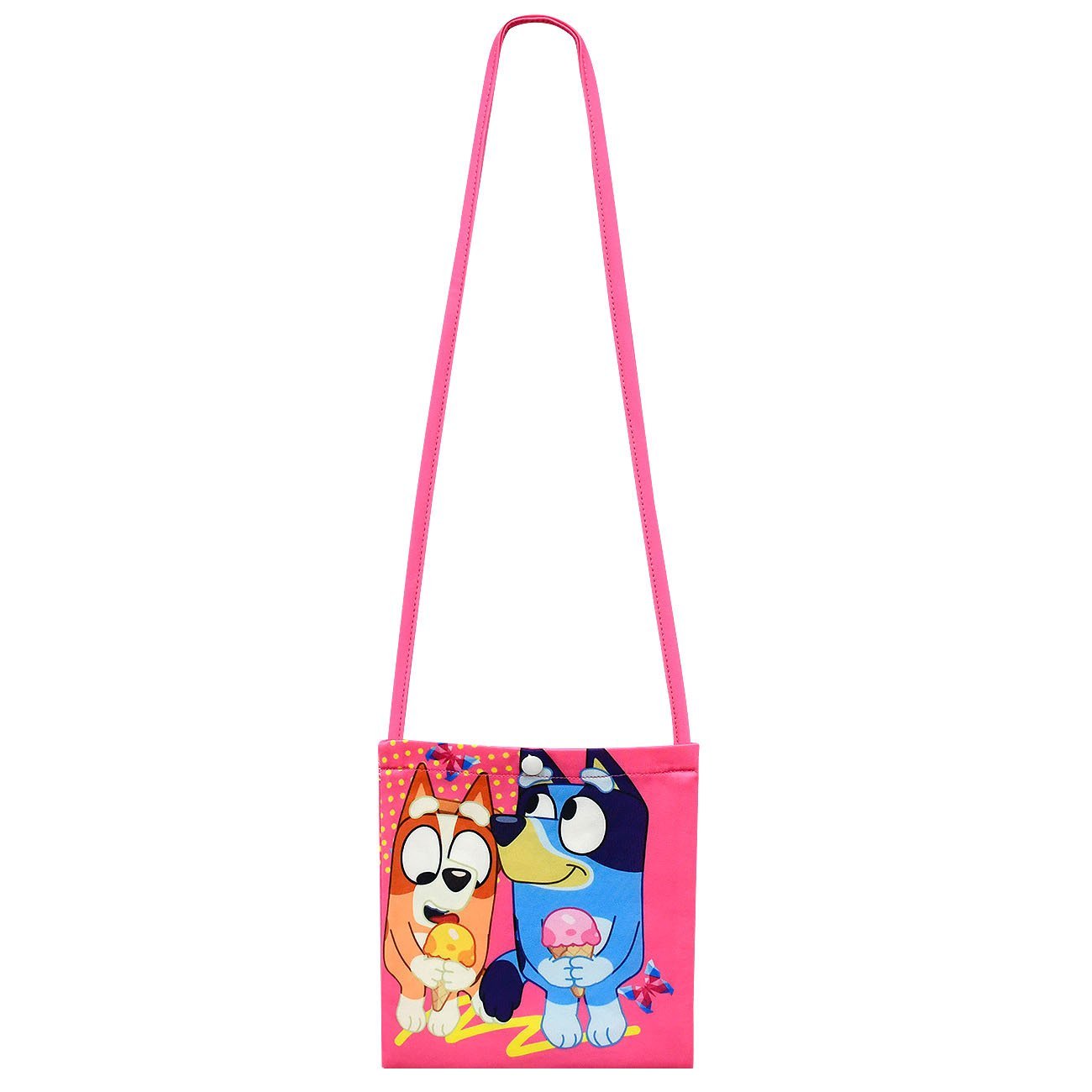 Bruy Short Sleeve Cartoon Pleated Skirt Bag Hat Set