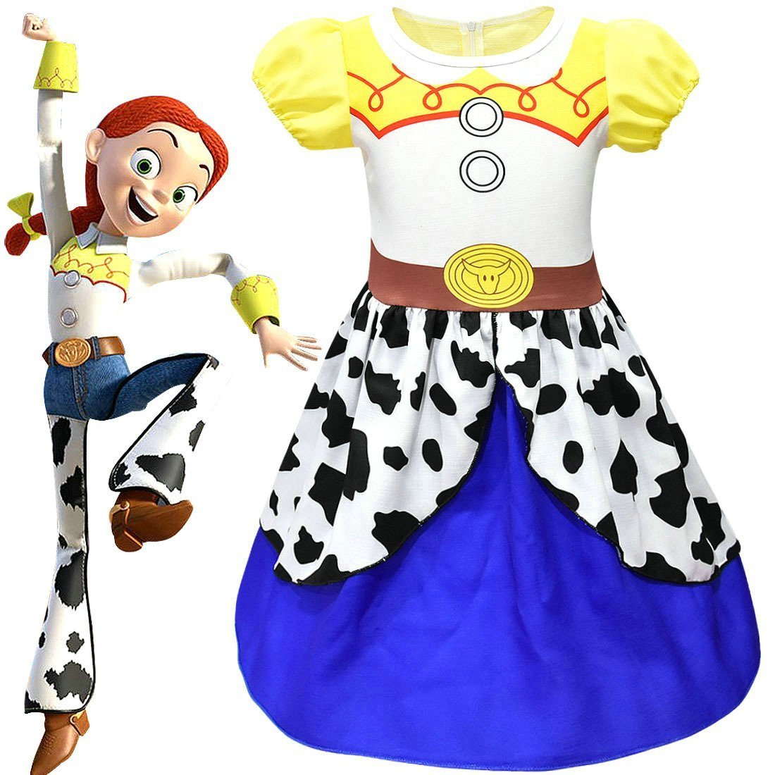 Toy story Jessie Cosplay Costume Show Dress for Girls
