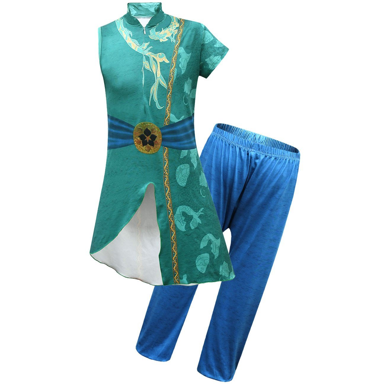 Kids Raya and the Last Dragon Costume Ray's Dad Performance Cosplay Clothes