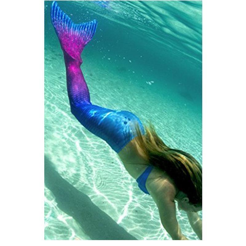 Mermaid Tails Swimming Skirt Swimwear Kid and Adult Sizes
