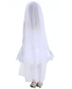 Child Girls Halloween White Angel Ghost Bride Cos Princess Dress