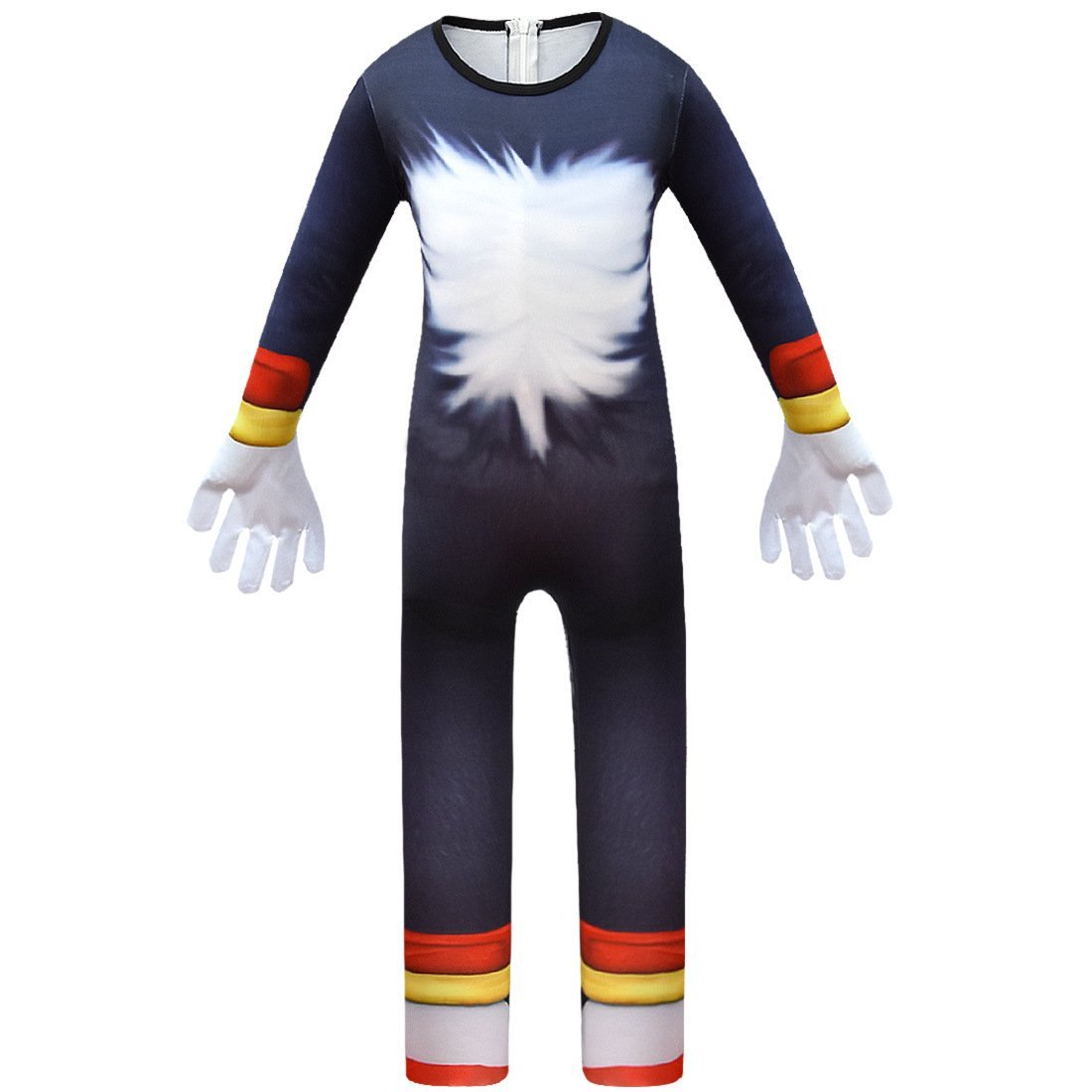 Kids Shadow the Hedgehog Cosplay Zentai Suit Costume Children Jumpsuit Bodysuit Outfits