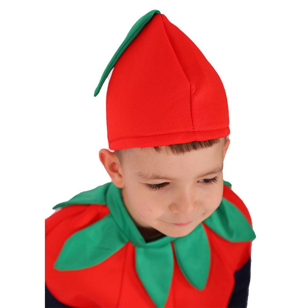 Tomato Child Cosplay Costume Halloween Boys Girls Party Stage Performance Outfit for Kids