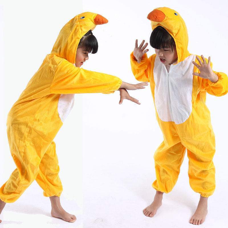 Halloween Child Duck Kids Animal Kigurumi Onesie Costume