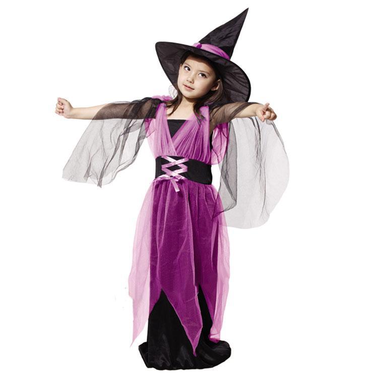 Halloween Party Moonlight Magic Witch Costume Child Costume Cosplay