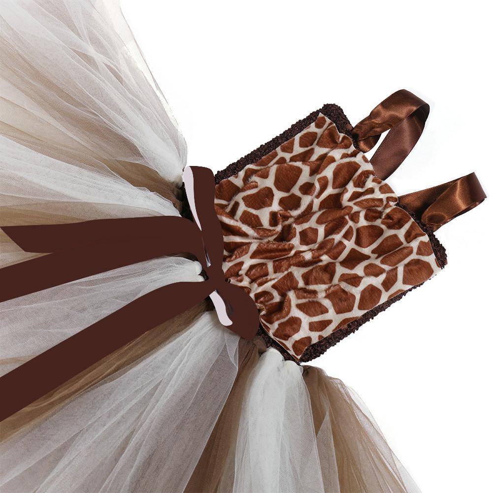 Mika Giraffe Zarafa Tutu Dress for Baby Girl Cartoon Costume