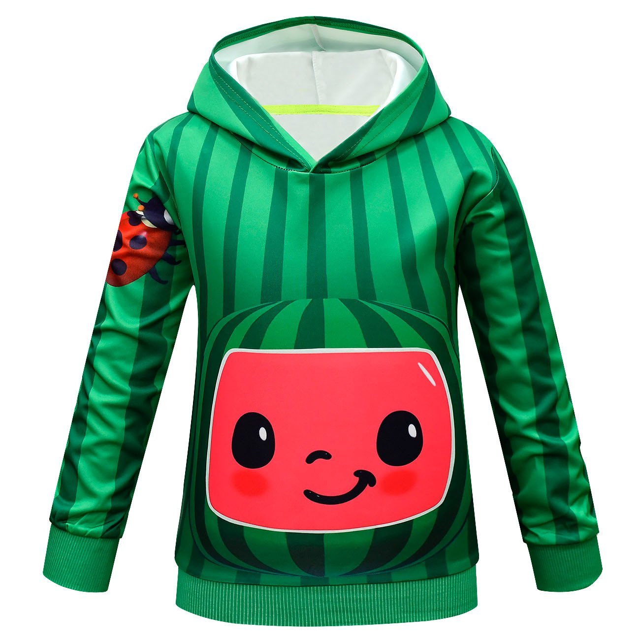 Boys Cocomelon Printed Cosplay Costume Top Pants Set