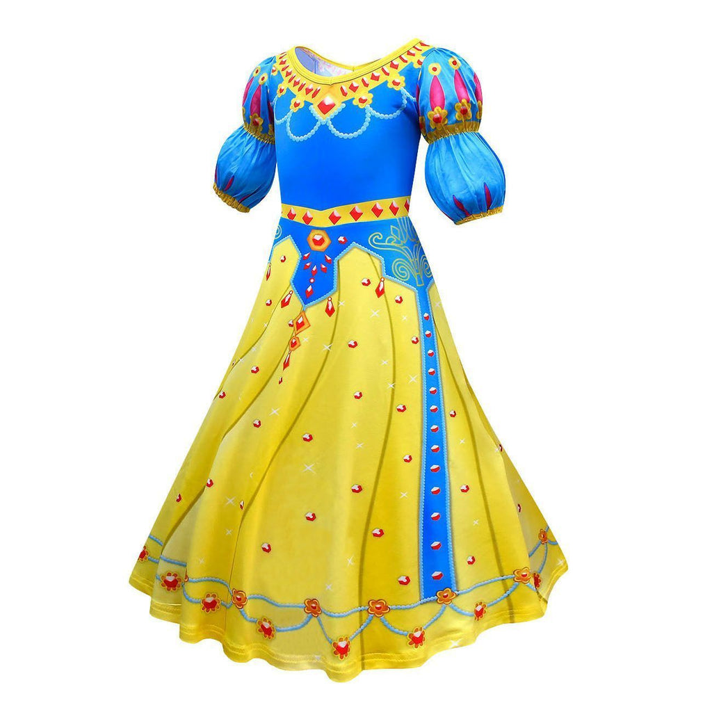 Snow White Costume Cosplay Princess Dress Halloween Carnival Outfit Dresses For Toddler Girls