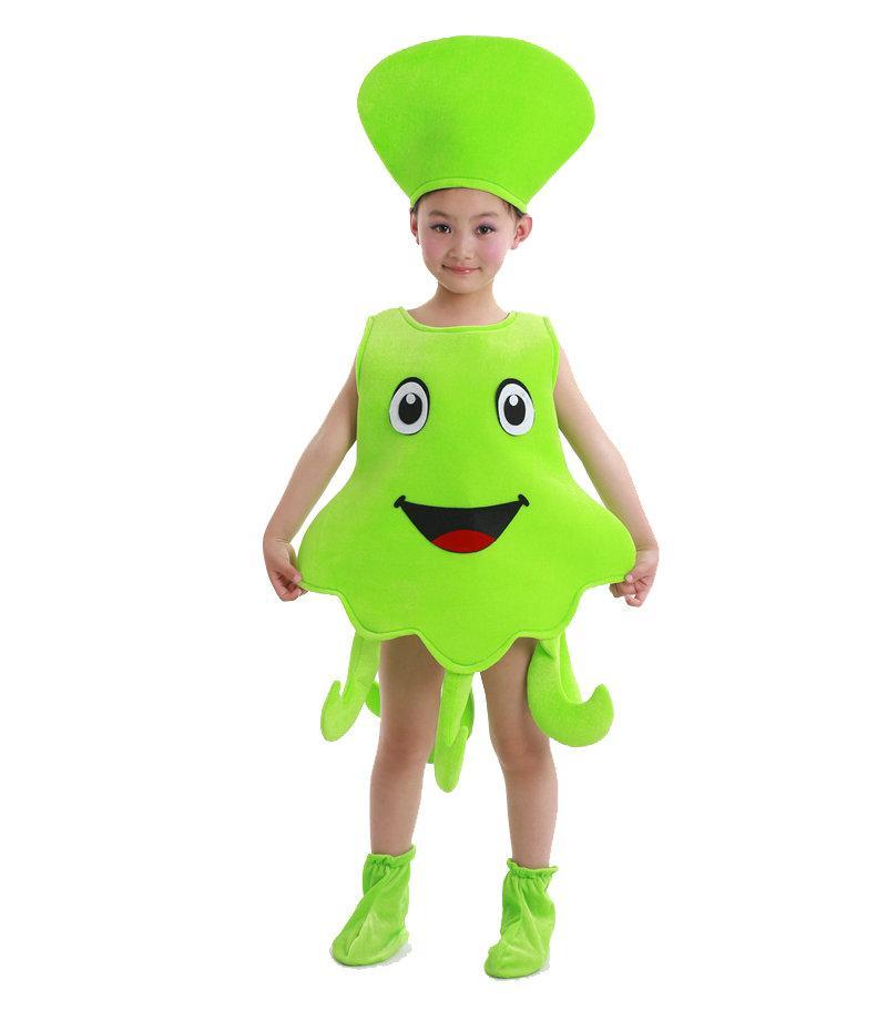 Cartoon Starfish Octopus Children Kids Gift Kigurumi Costume