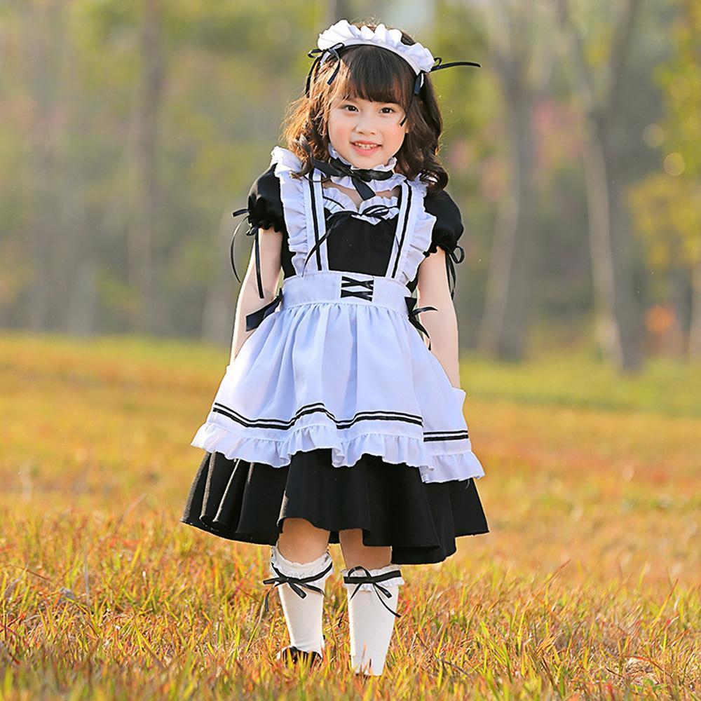 Love Nikki-Dress UP Queen cafe maid cosplay costumes dress for mom and me