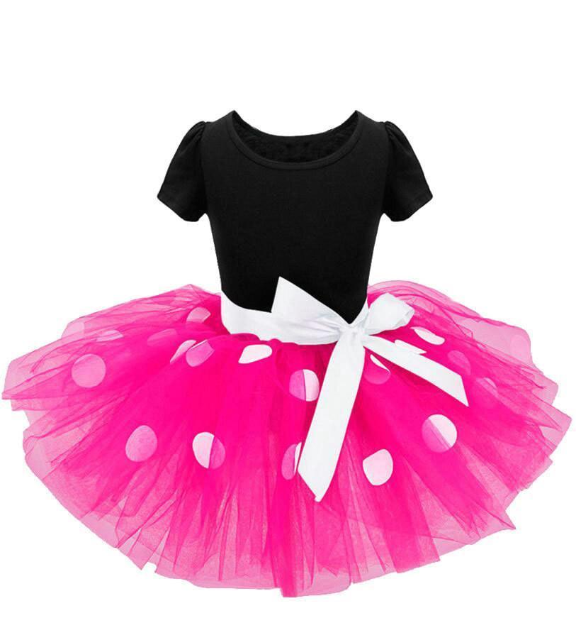 Kids Baby Girls Minnie Mouse Tutu Dress Costume
