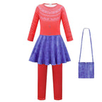 Turning Red Mei Costume Cosplay Jumpsuit Halloween Party Performance Dress Outfit for Girls