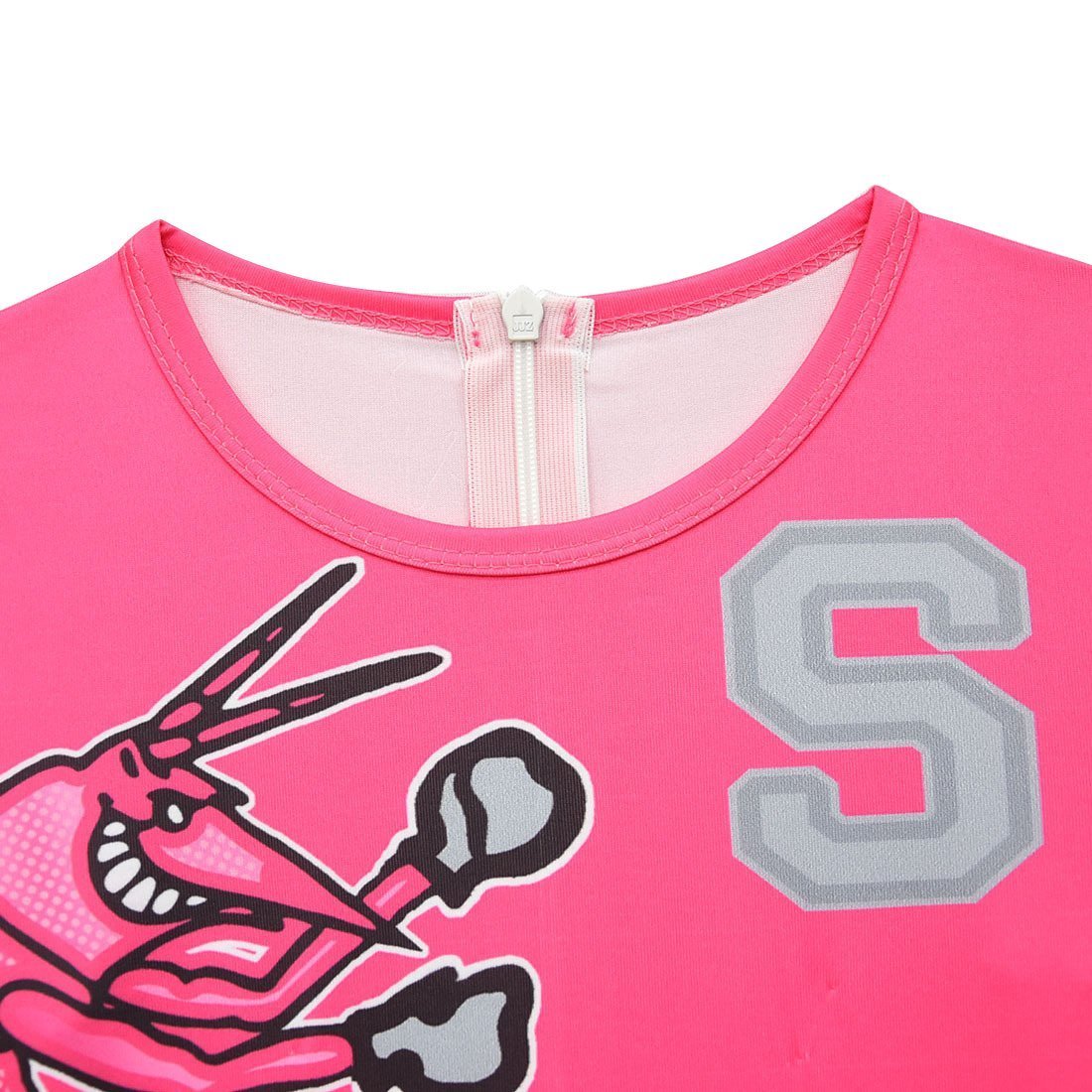 Kids Zombies 2 red dress Girls Addison Cheer Camp Fancy Dress Costume Cosplay for Girls