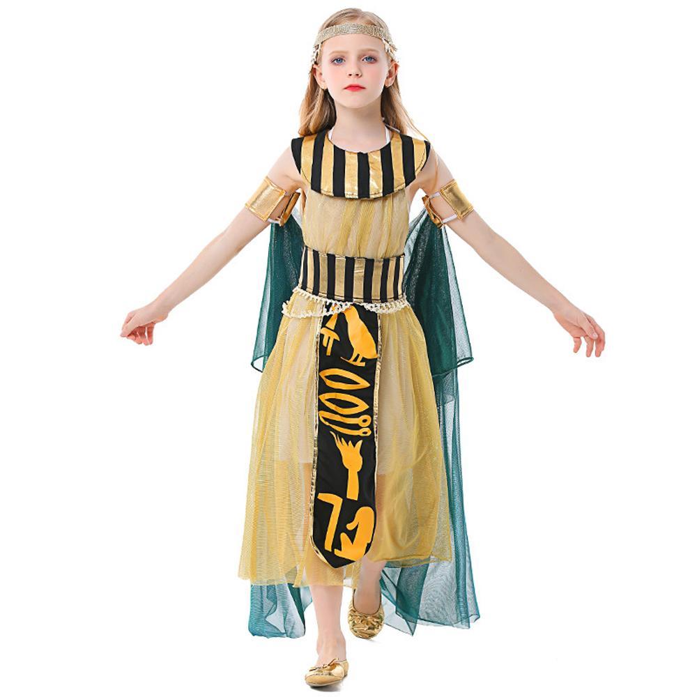egyptian pharaoh Cosplay Stage drama performance dance Halloween Costumes for kids