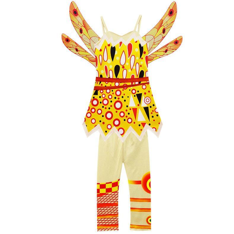 Mia and Me Children Kids Yuko Dress + Legging + Wing Set Costume Dress Up