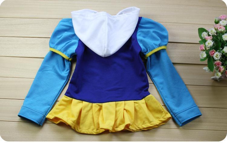 Kids Frozen Anna Elsa Sweat shirt hoodie Cosplay Jacket