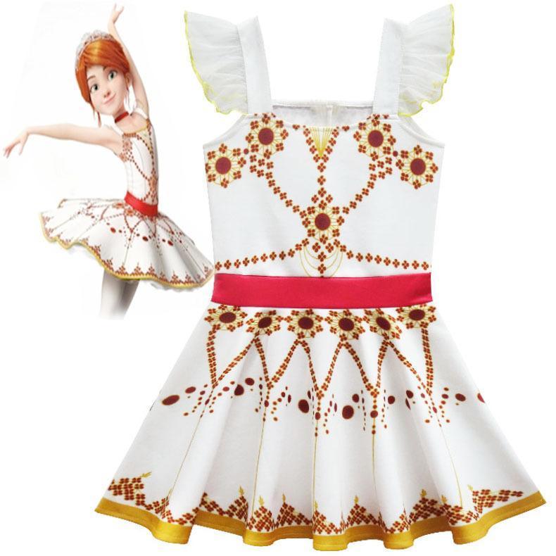 Ballerina Felicie Cosplay Costume for Girls Party Clothes Costume for Kids dancing dress