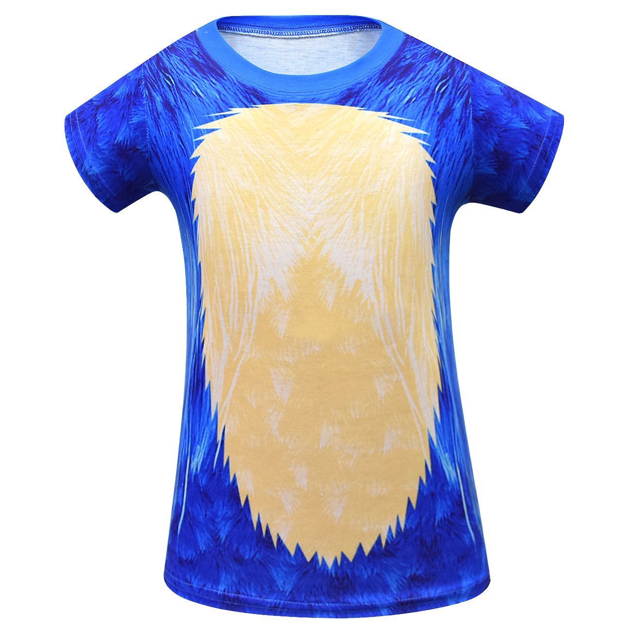 Boys Short sleeve Cartoon Pants Set Sonic the Hedgehog Print costumes Set