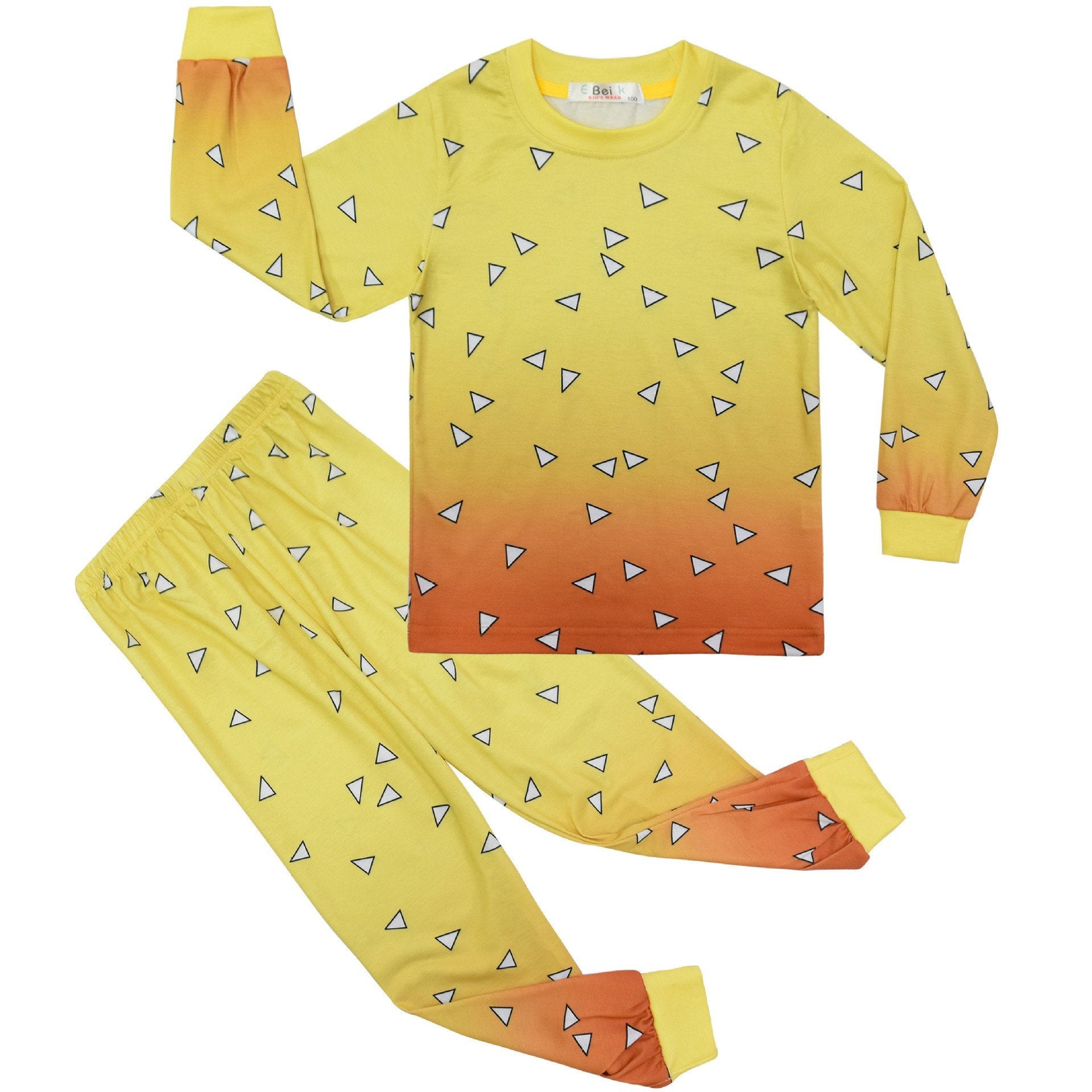 Demon Slayer Long Sleeve Homewear Shirt and Pants 2 Pieces Pajamas Set
