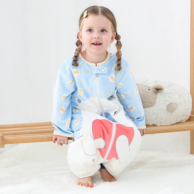 New super soft long-sleeved baby pajamas children's home clothes