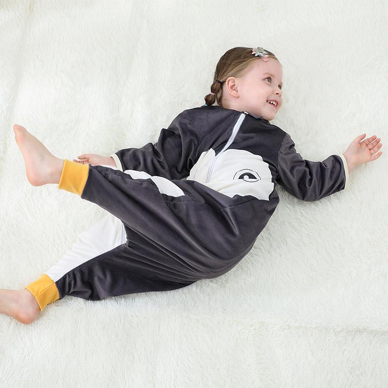 New super soft long-sleeved baby pajamas children's home clothes