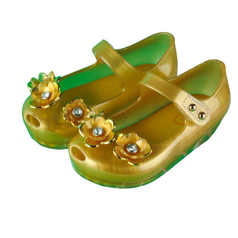Led Unicorn Shoes Kids Glitter Shoes Mary Jelly Flats Shoes For Girls
