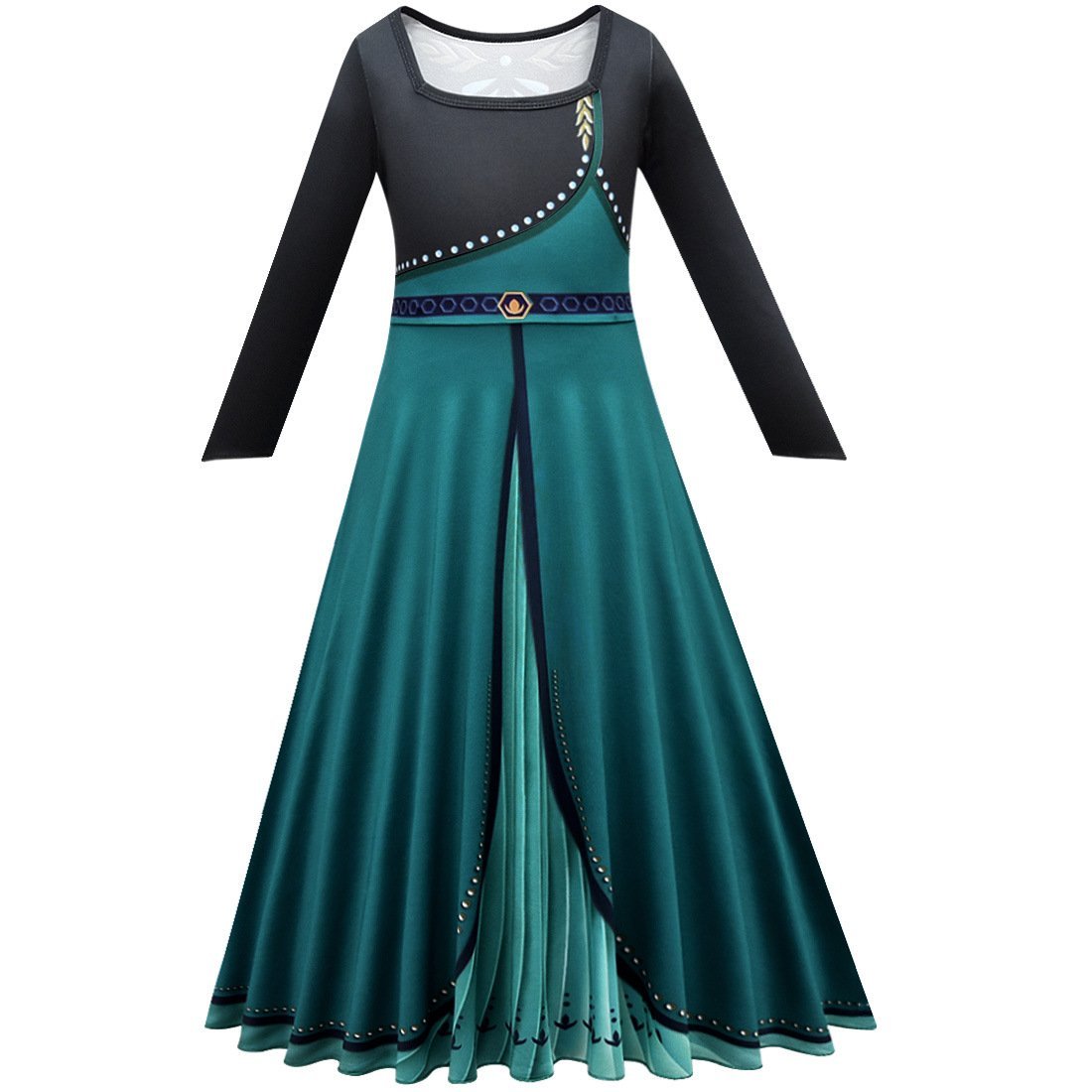 Frozen Girl Dresses Baby Kid Princess Anna Dress Snow Queen Cosplay Costume Party Dress