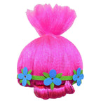 Fancy Trolls 2 Jumpsuit Girls Children Poppy 2 Costumes for Kids Suit Wig