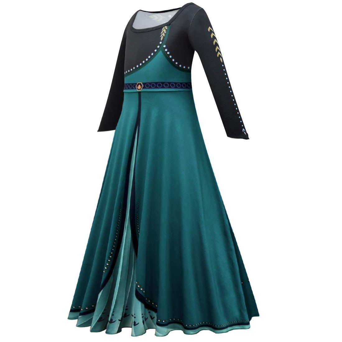 Frozen Girl Dresses Baby Kid Princess Anna Dress Snow Queen Cosplay Costume Party Dress