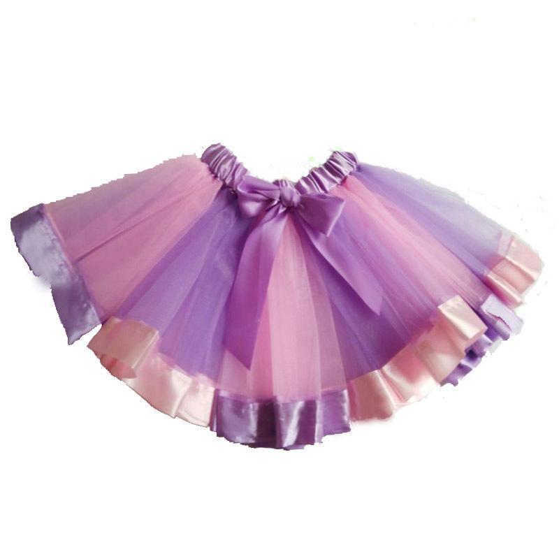Girls Unicorn Rainbow Tutu Skirt Colorful Skirt Dress Ballet Tiered