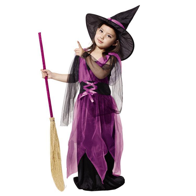 Halloween Party Moonlight Magic Witch Costume Child Costume Cosplay