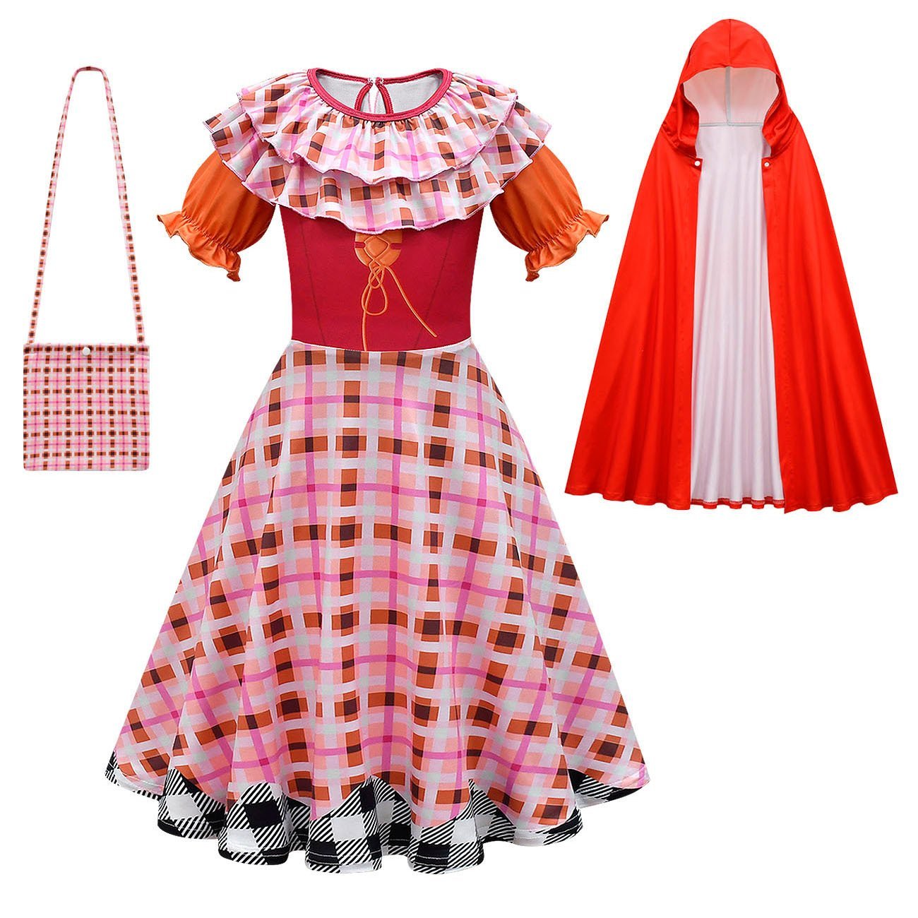 Girl's hocus pocus Mary Sanderson Cosplay Suit Costume Dress Outfits for kids