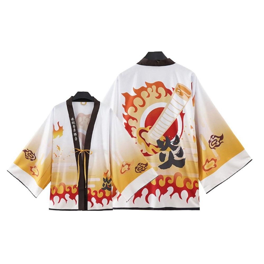 Cosplay Costume Haori Kimono Bathrobe Cloak Pajama Halloween costume for kids and parents