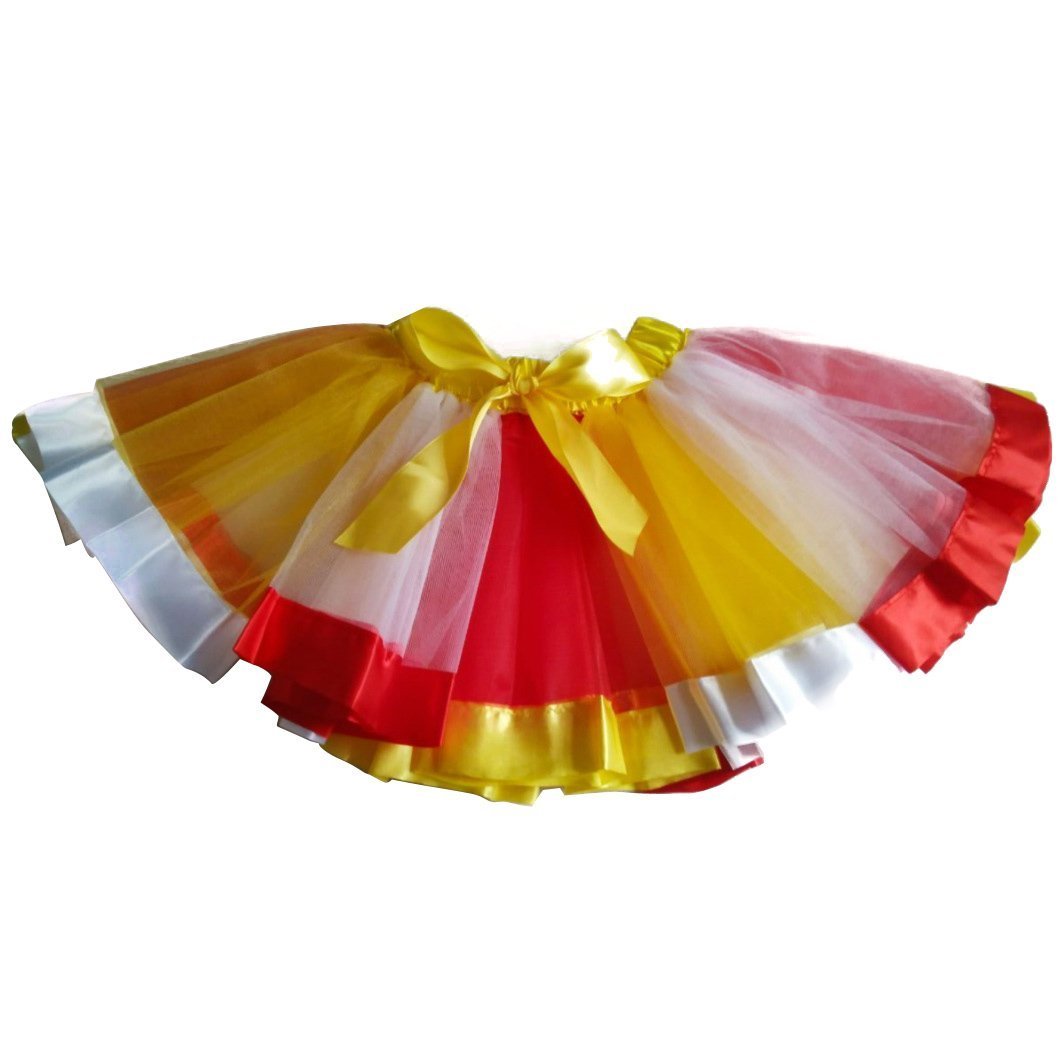 Girls Unicorn Rainbow Tutu Skirt Colorful Skirt Dress Ballet Tiered
