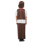 Victorian Boy Costume Overalls Child Book Week Halloween Dress Up Kids Outfit