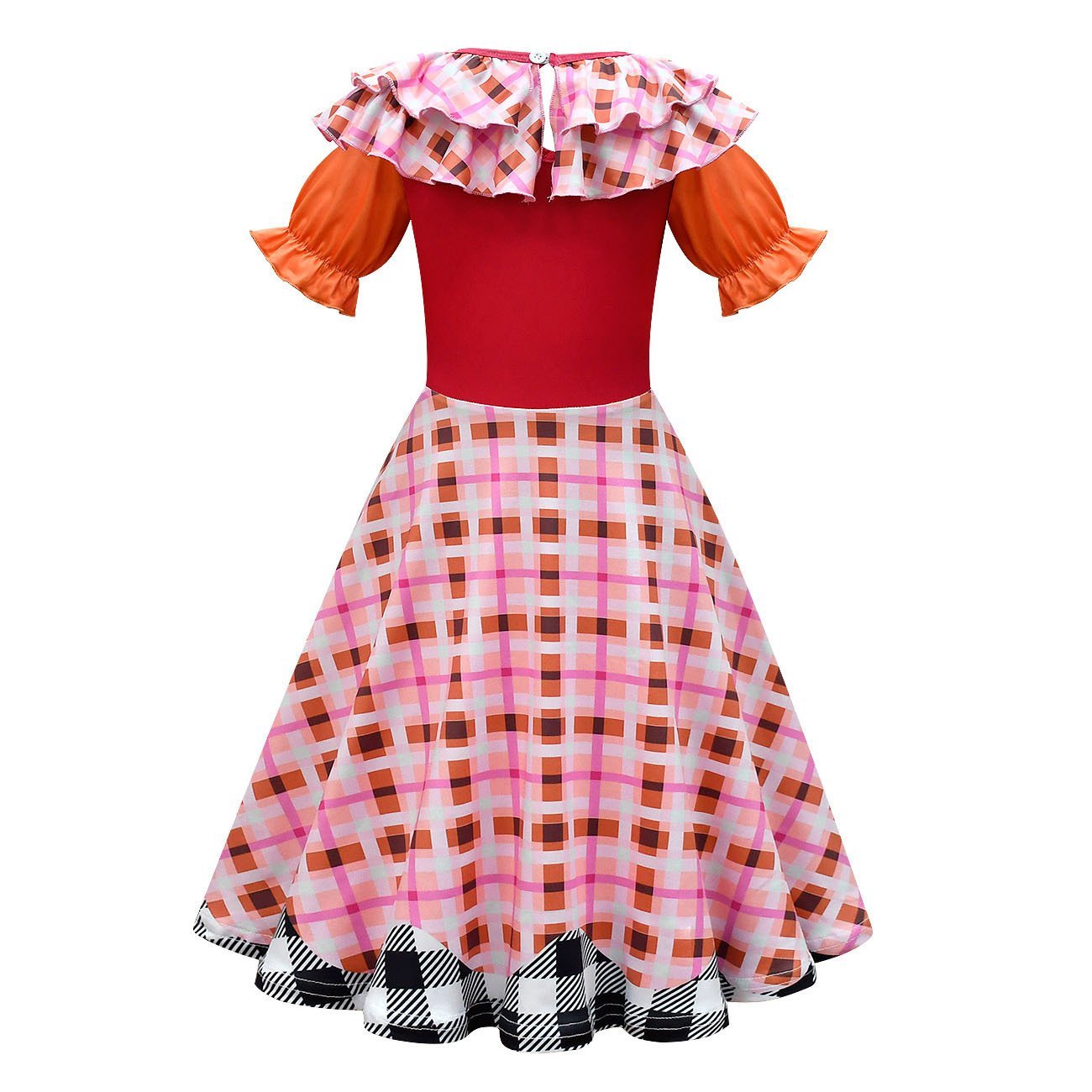 Girl's hocus pocus Mary Sanderson Cosplay Suit Costume Dress Outfits for kids - Azufun