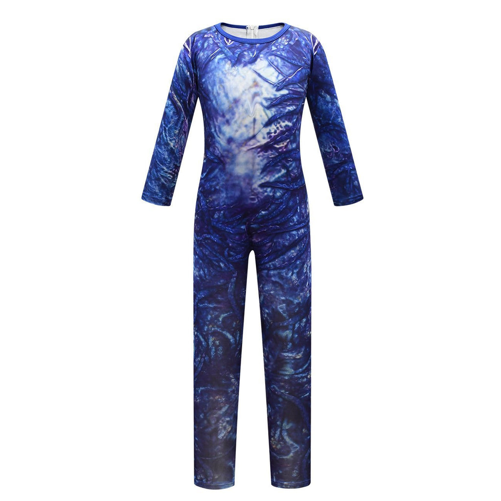 Stranger Things 4 Cosplay Jumpsuit Halloween Costume Bodysuit Outfits for kids - Azufun
