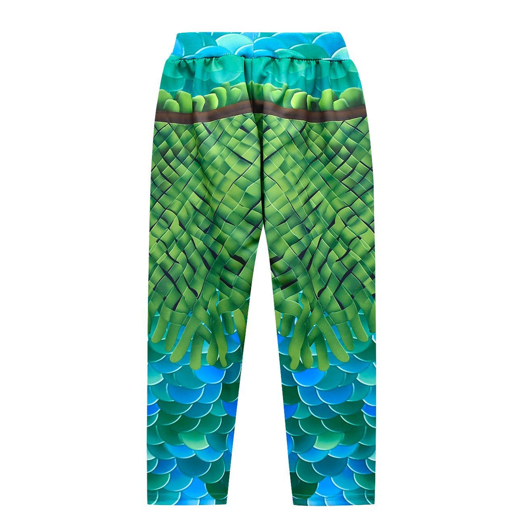 Luca cosplay fish monster costume boy sweater hoodie trousers suit - Azufun