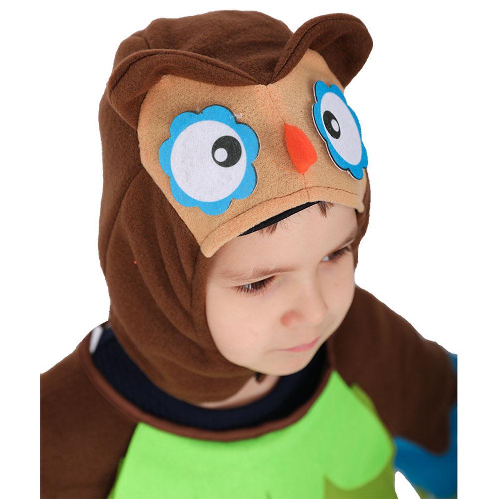 Baby Owl Cosplay Costume Halloween Romper Dress Up Outfit Jumpsuit For Toddlers Kids