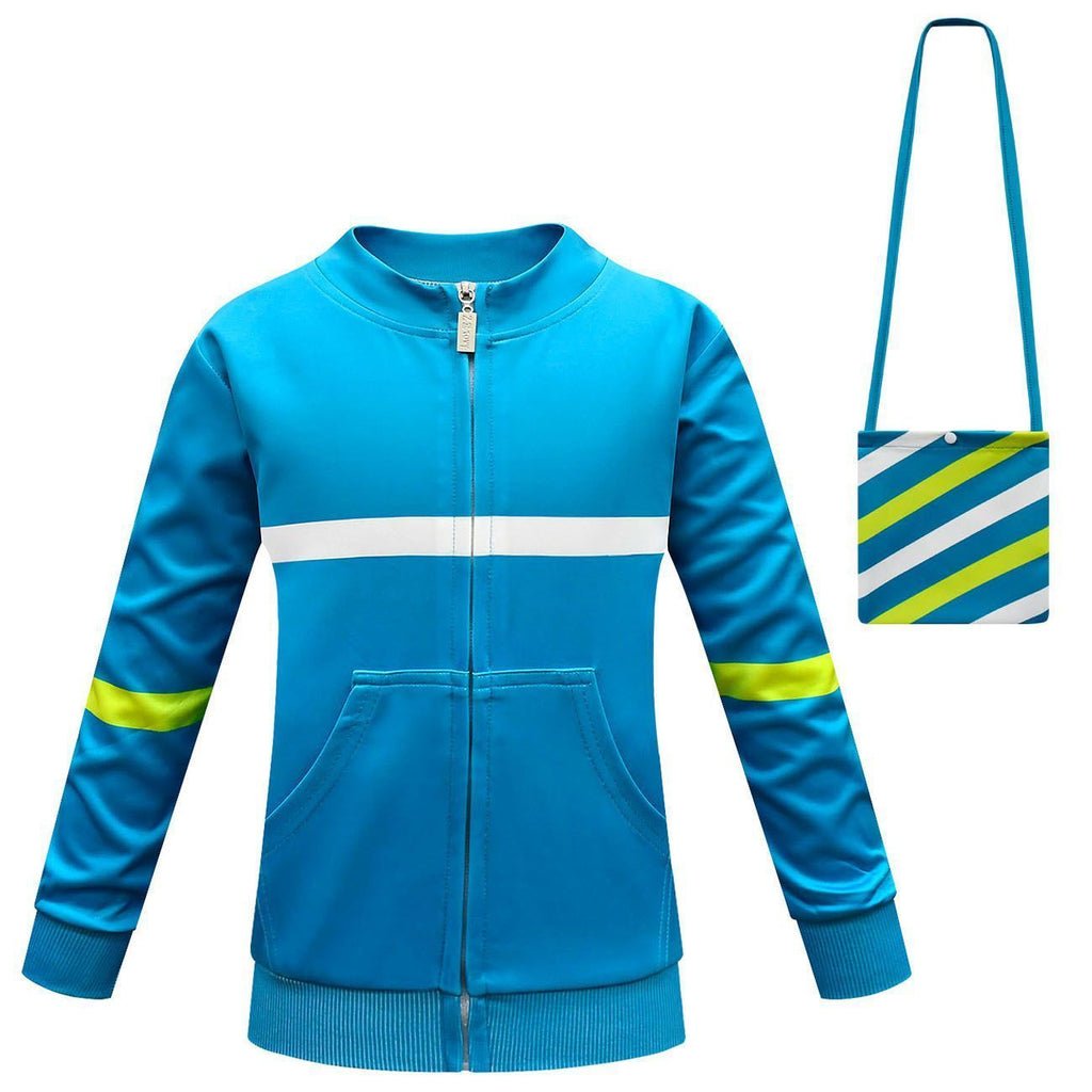 Kids Stranger Things 2 Versatile Cardigan Coat Zip-Up Cosplay Costumes - Azufun