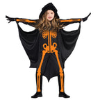 kids Bat cape Cosplay Jumpsuit Halloween Performance Costumes - Azufun